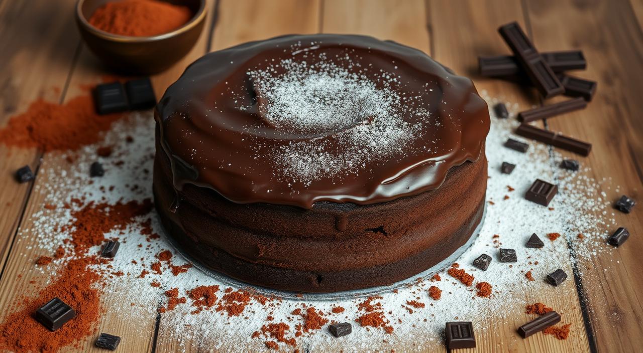 Receita de bolo de chocolate