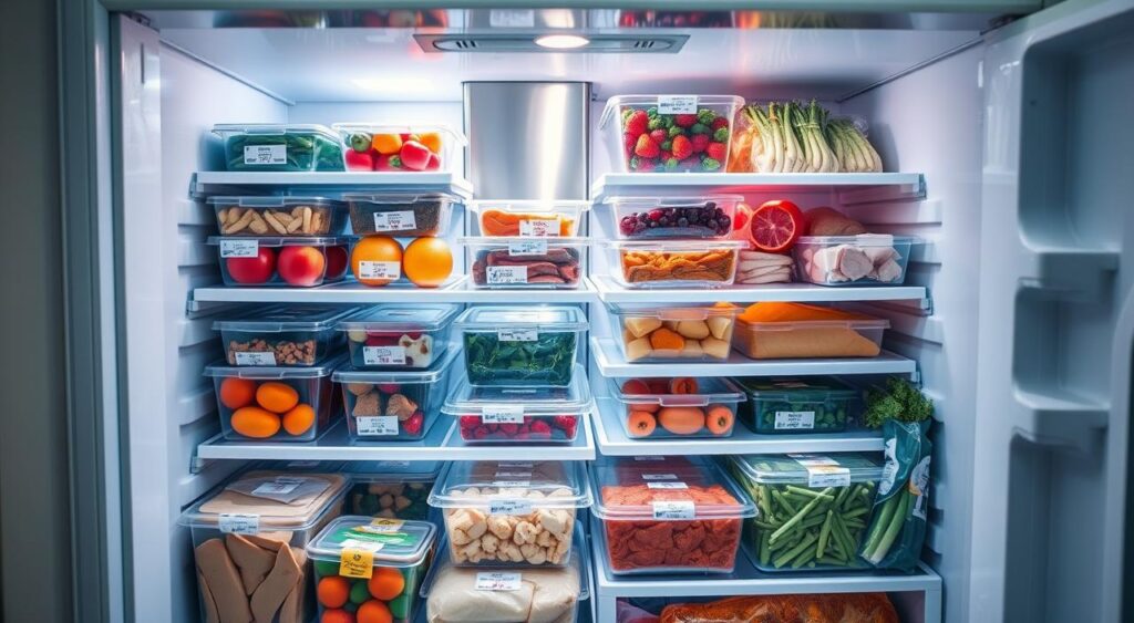congelamento de alimentos