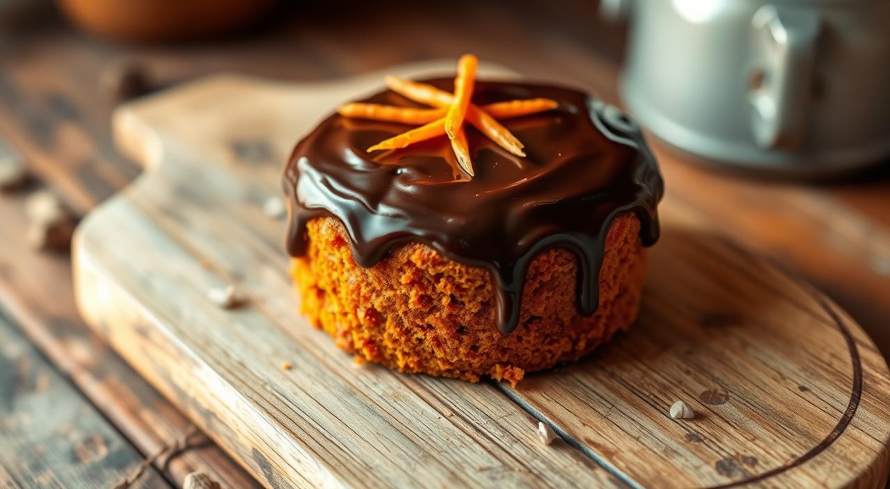 Bolo de Cenoura: Principalmente a versão com cobertura de chocolate,