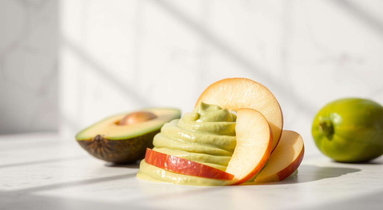 Sobremesa/Lanche de Frutas: ​Creme de Abacate com Maçã