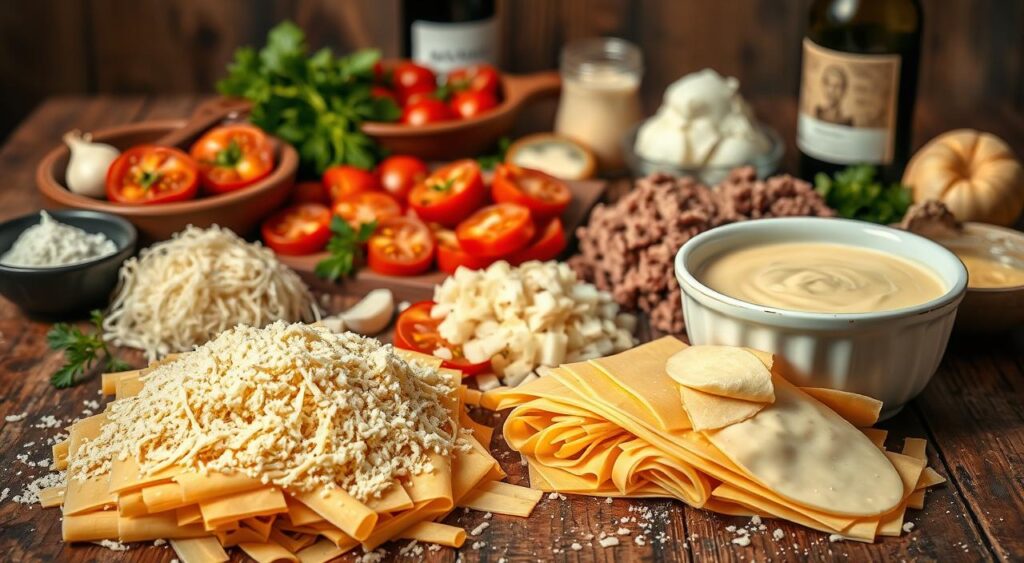 ingredientes para lasanha