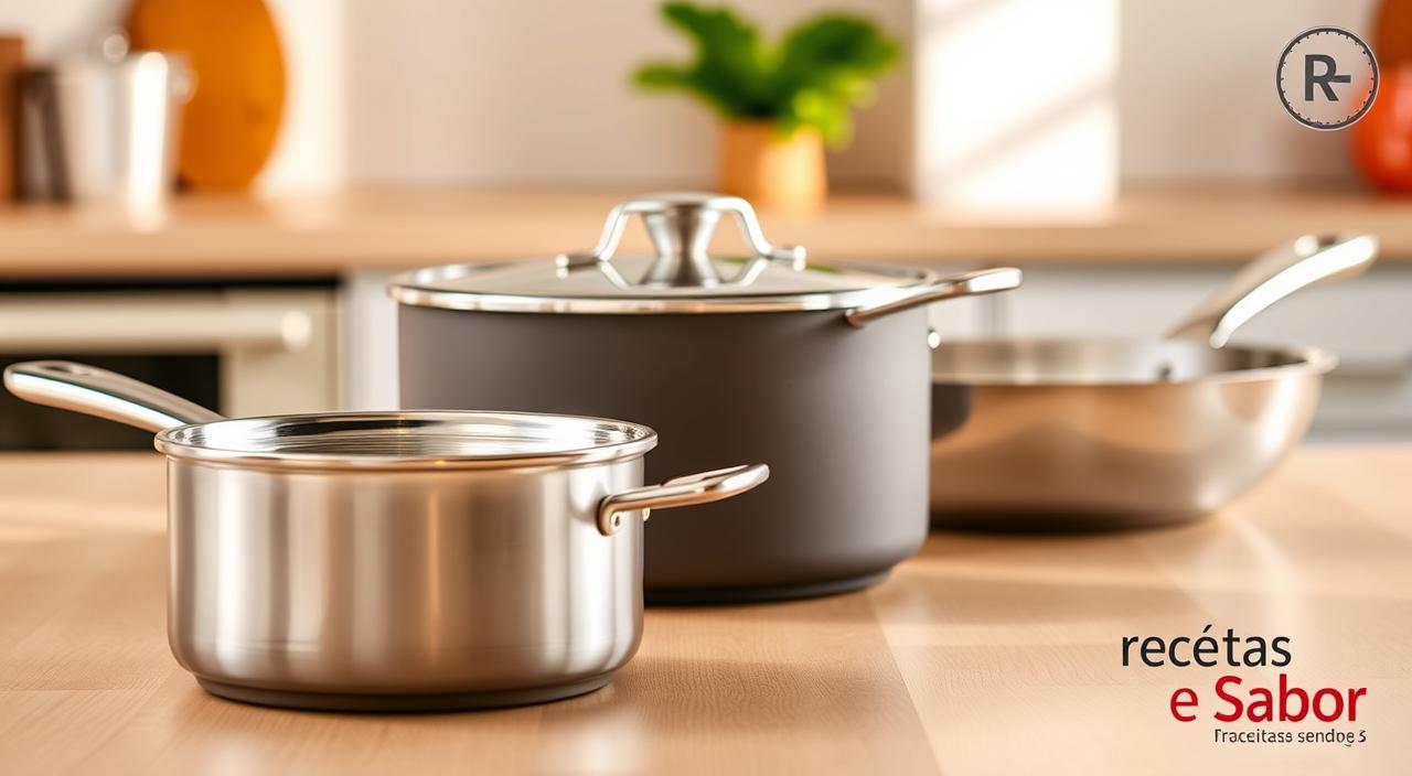 Antiaderente vs. Cerâmica vs. Aço Inox: Qual o Melhor Material de Panela para o