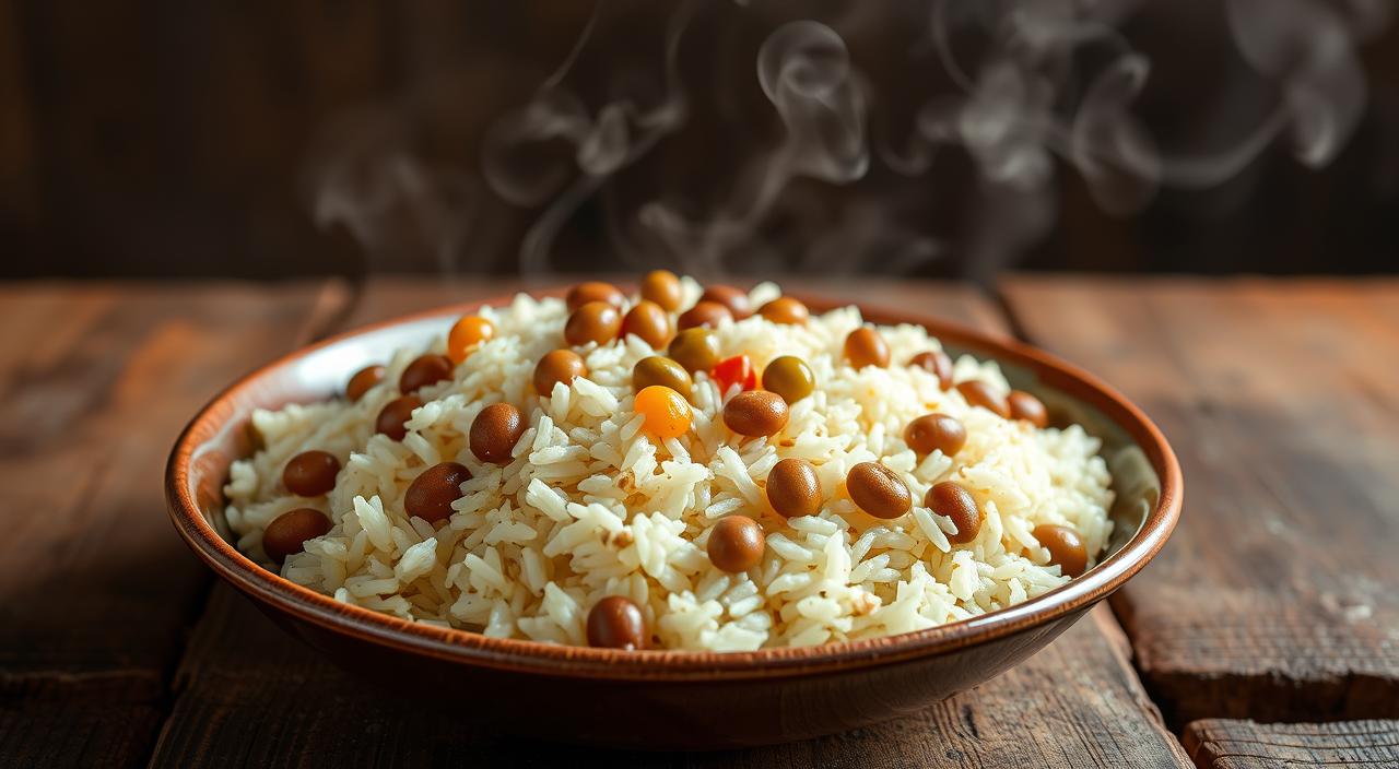 Baião de Dois (combinação de arroz e feijão de corda)